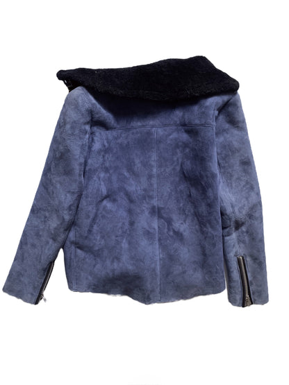 Muubaa Suede & Shearling Jacket UK 10 image 1