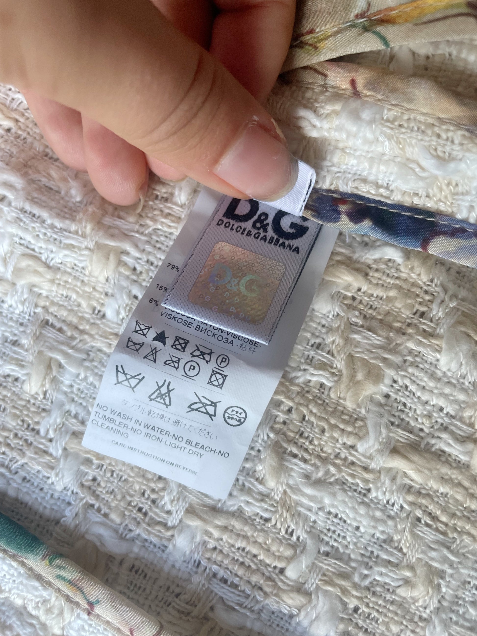 D&G Tweed Jacket XS image 2