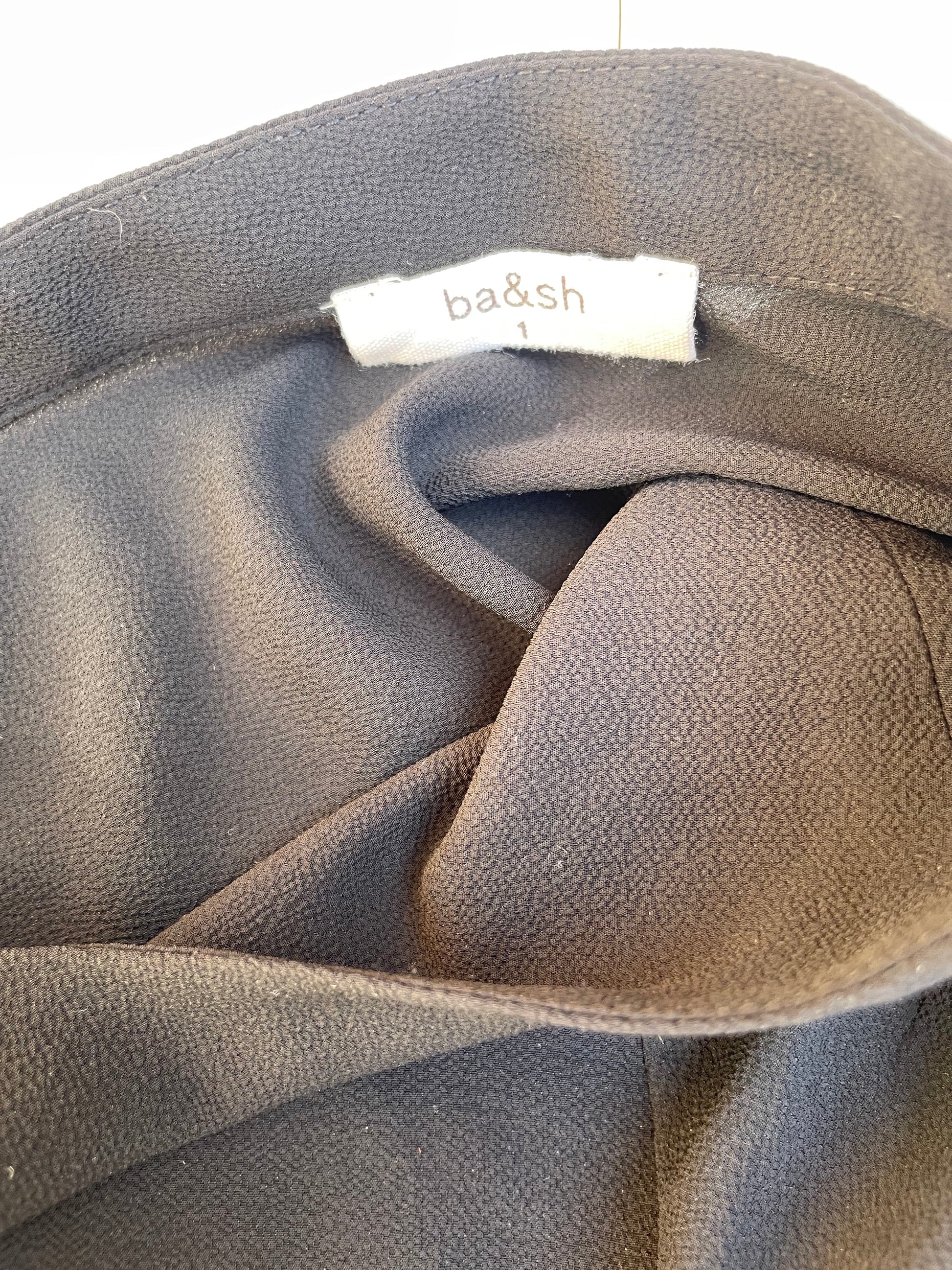 Ba&sh Black Crepe Blouse S image 2