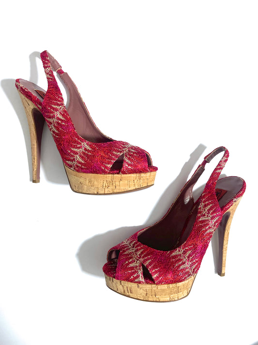 Missoni Red Sandals UK 5 image 0