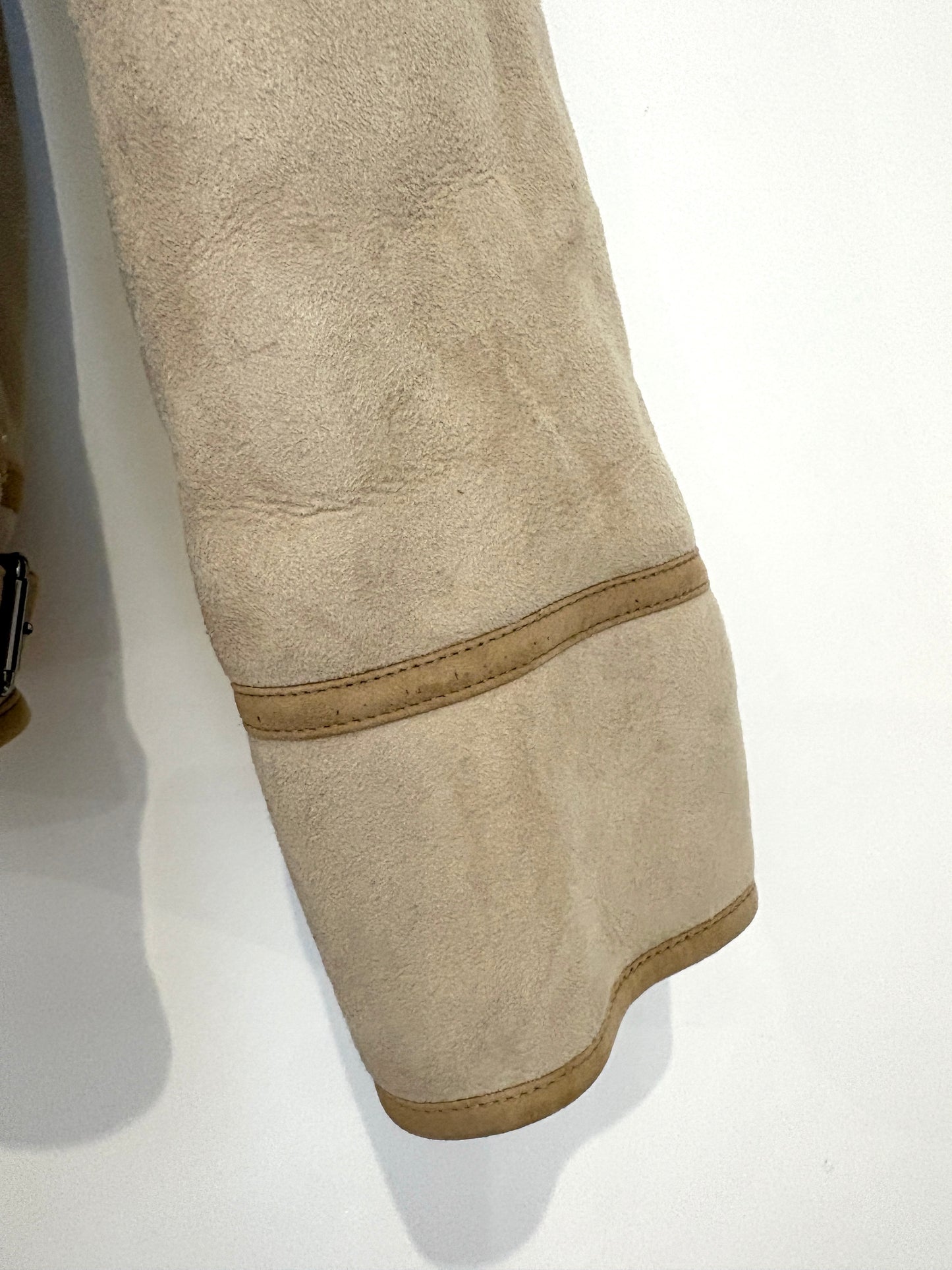 Sezane Sheepskin Coat UK 6