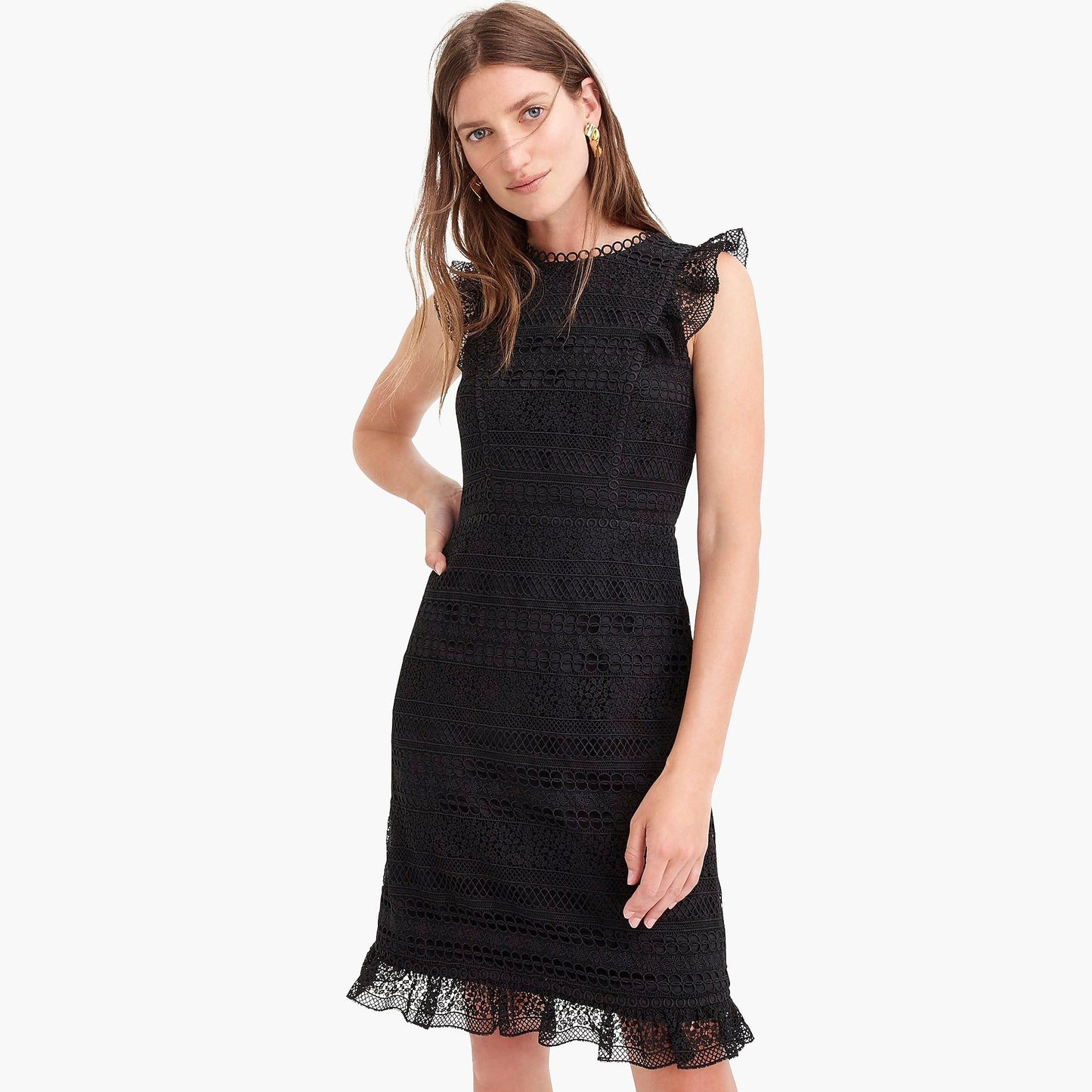 New With Tags J.Crew Ruffle Dress XS image 1