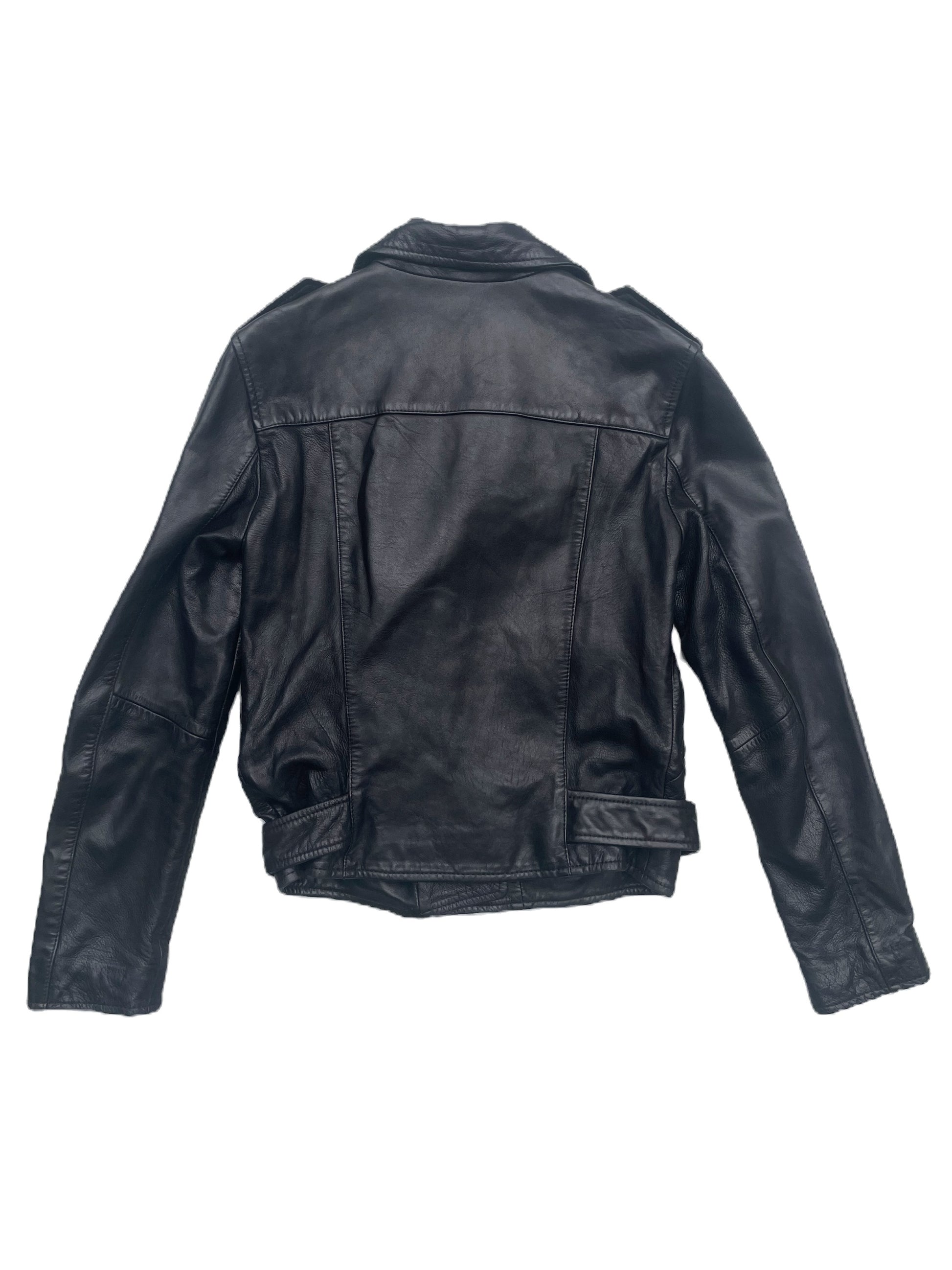 All Saints Balfern Leather Jacket UK 8 image 2
