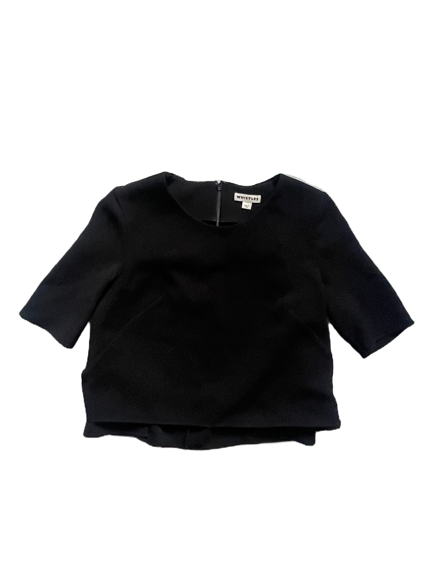 Whistles Black Blouse UK 8 image 0