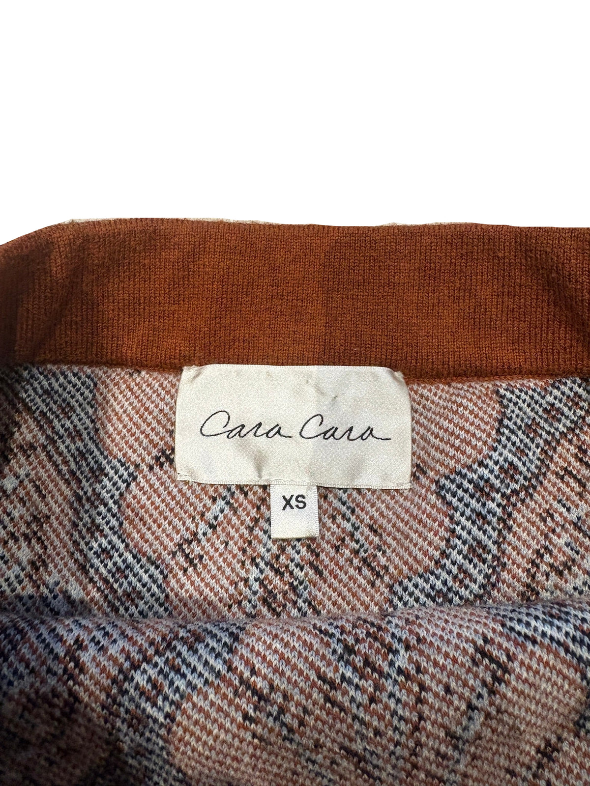 Cara Cara Lindi Printed Wool Cashmere Mini Skirt XS