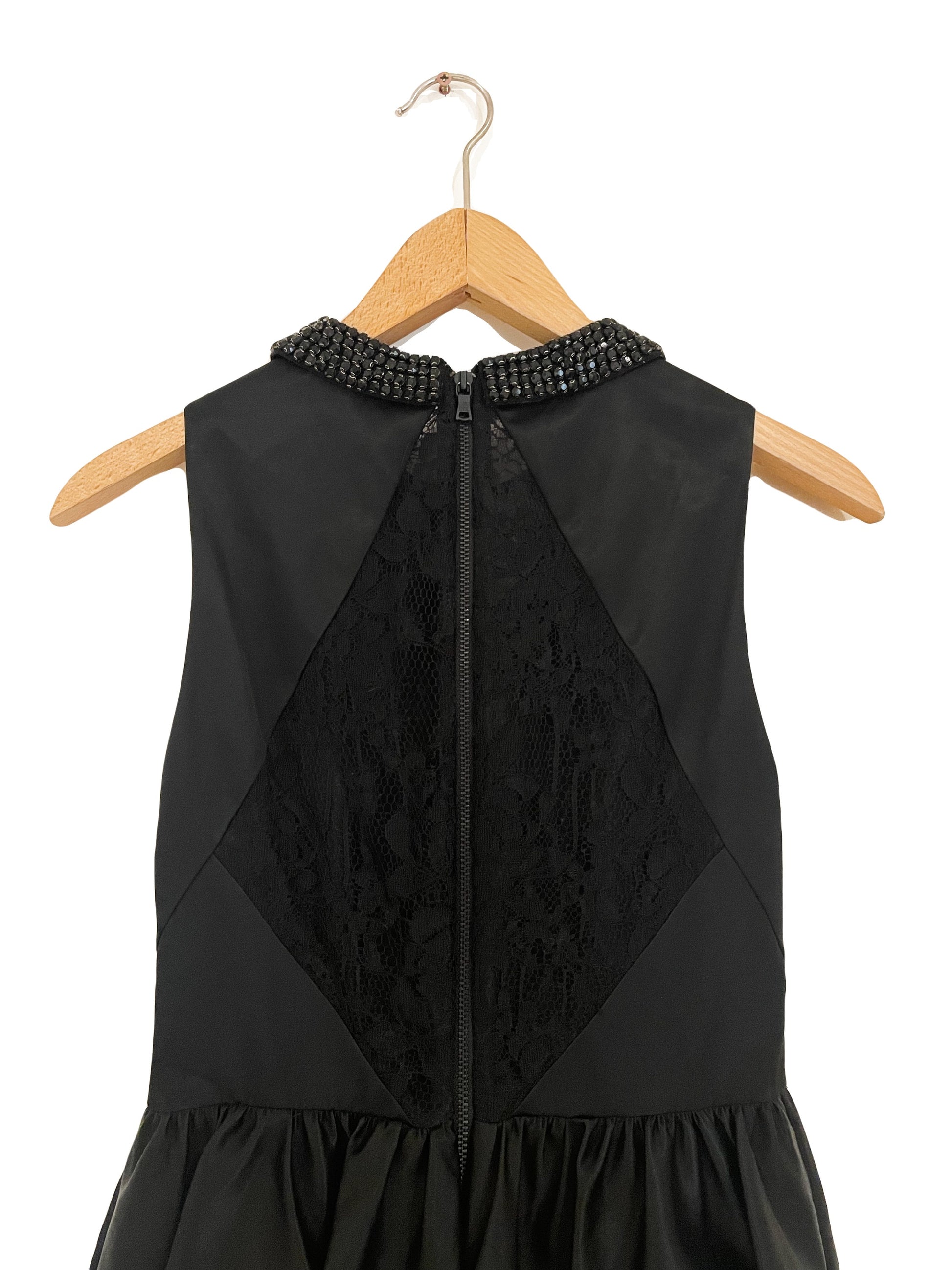 Alice + Olivia Black Beaded Dress XS image 4