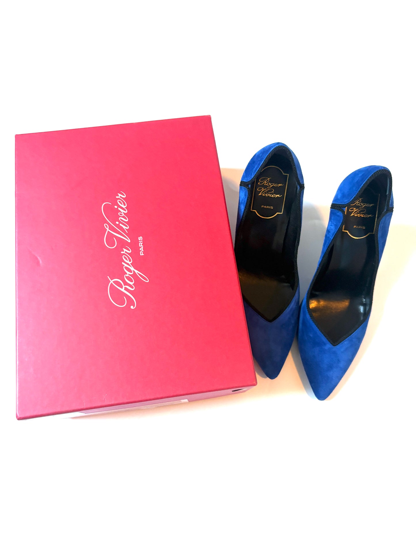 Roger Vivier Suede Heels UK 4.5