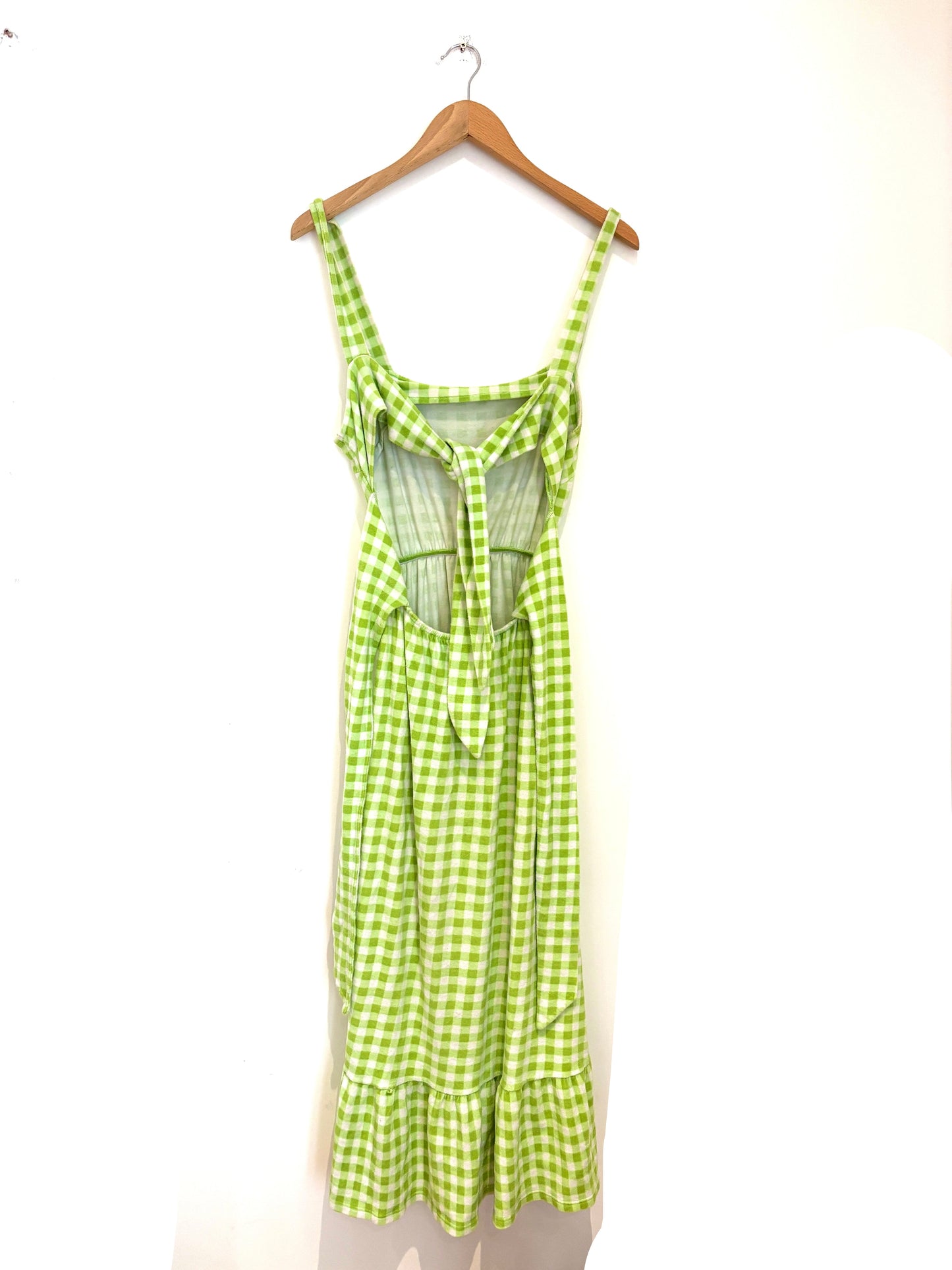 Shrimps x Warehouse Gingham Towel Dress UK 6