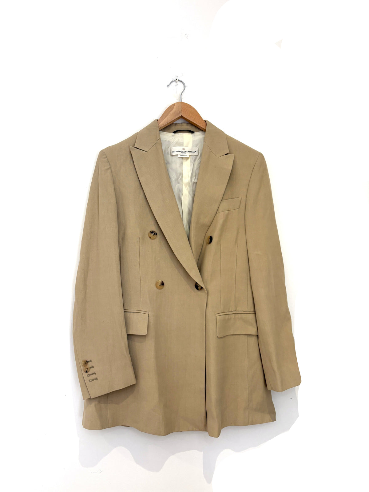 Golden Goose Beige Oversized Blazer