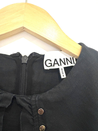 Ganni Puff Sleeve Dress UK 12