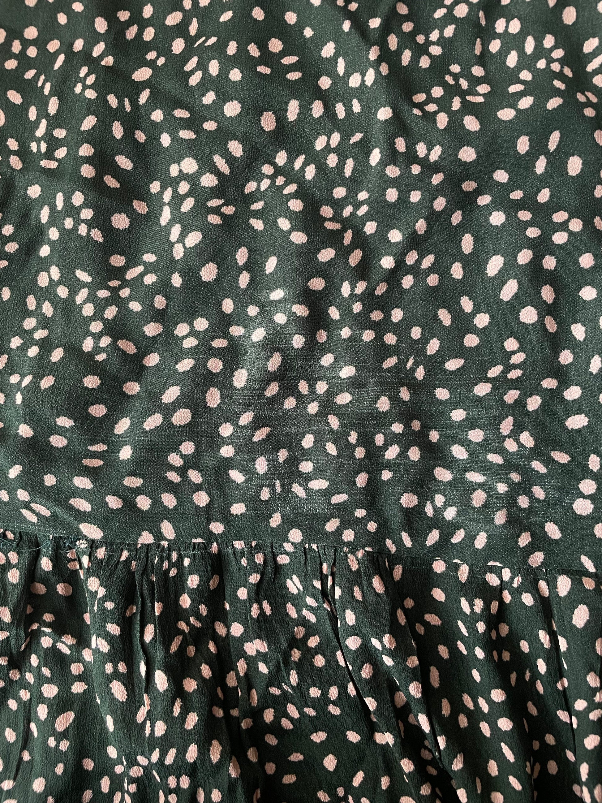 Wyse Polka Dot Midi Dress L image 2