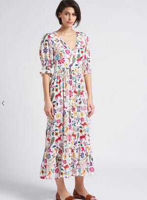 Soi Paris Print Dress UK 10