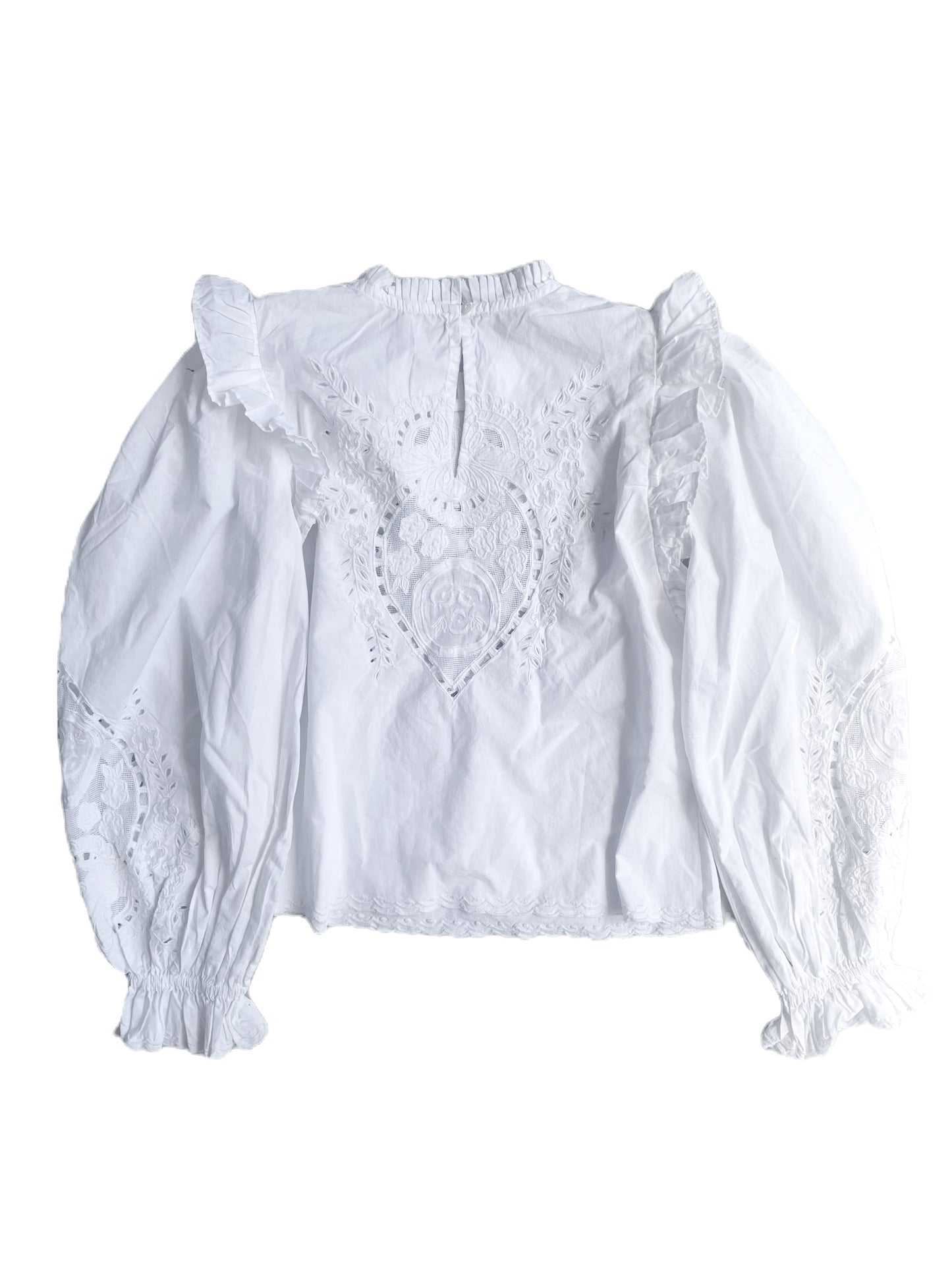 Love the Label White Cotton Blouse S image 1