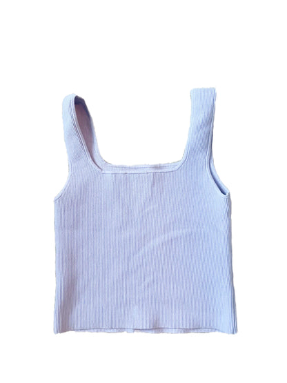Reformation Lilac Square Neck Top M image 1