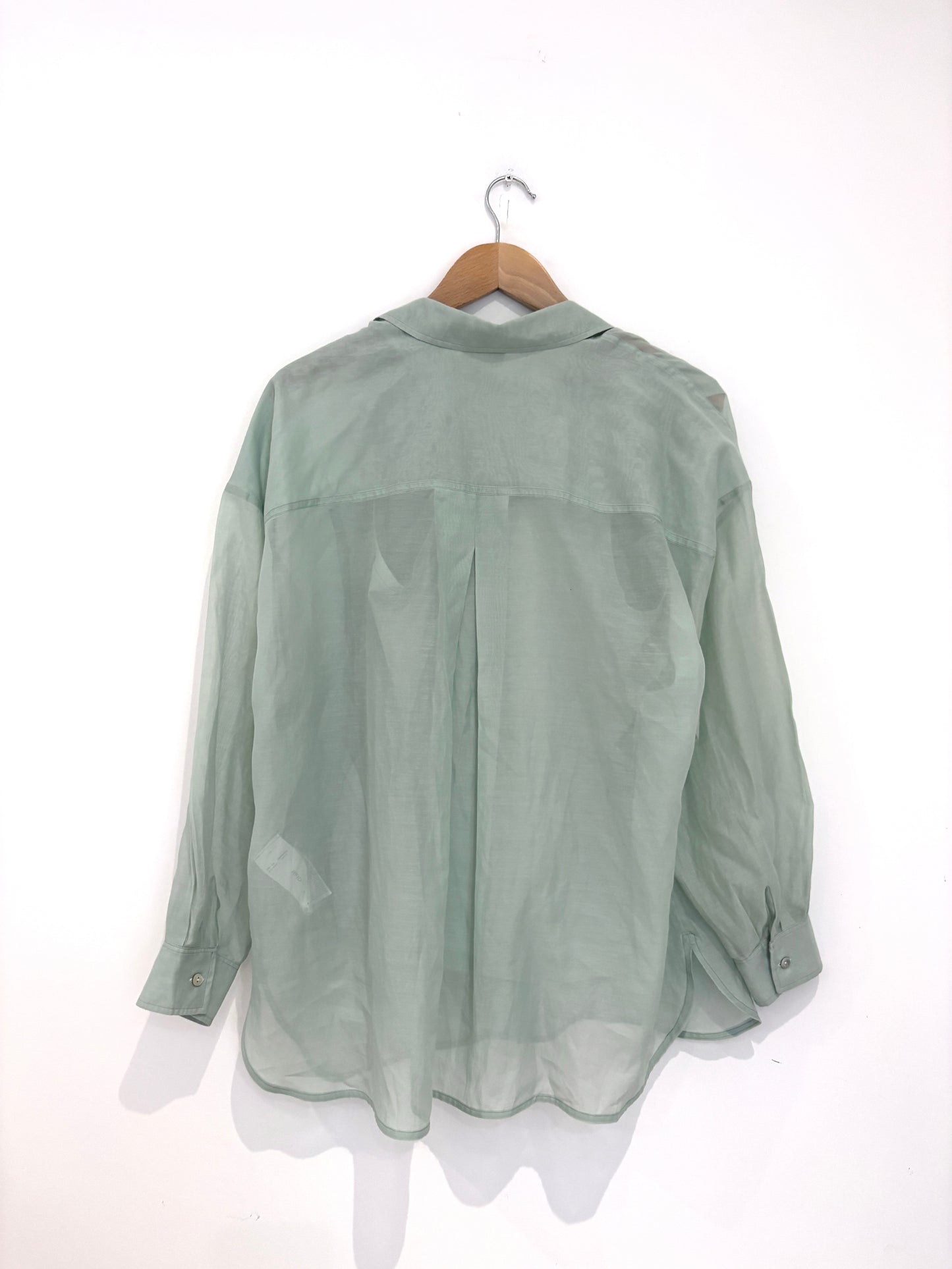 Marella Green Cotton Shirt & Camisole UK 8