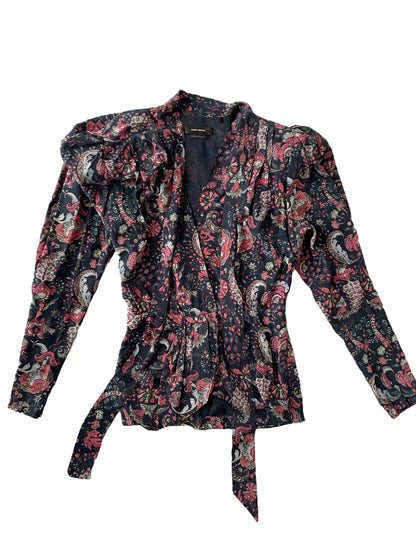 Isabel Marant Batozia Print Blouse UK 8 image 1