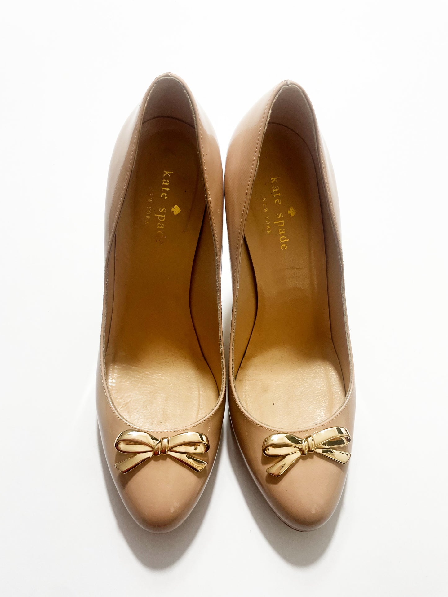 Kate Spade Beige Bow Pumps UK 5.5 image 0
