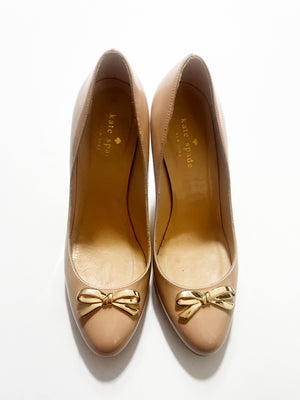 Kate Spade Beige Bow Pumps UK 5.5