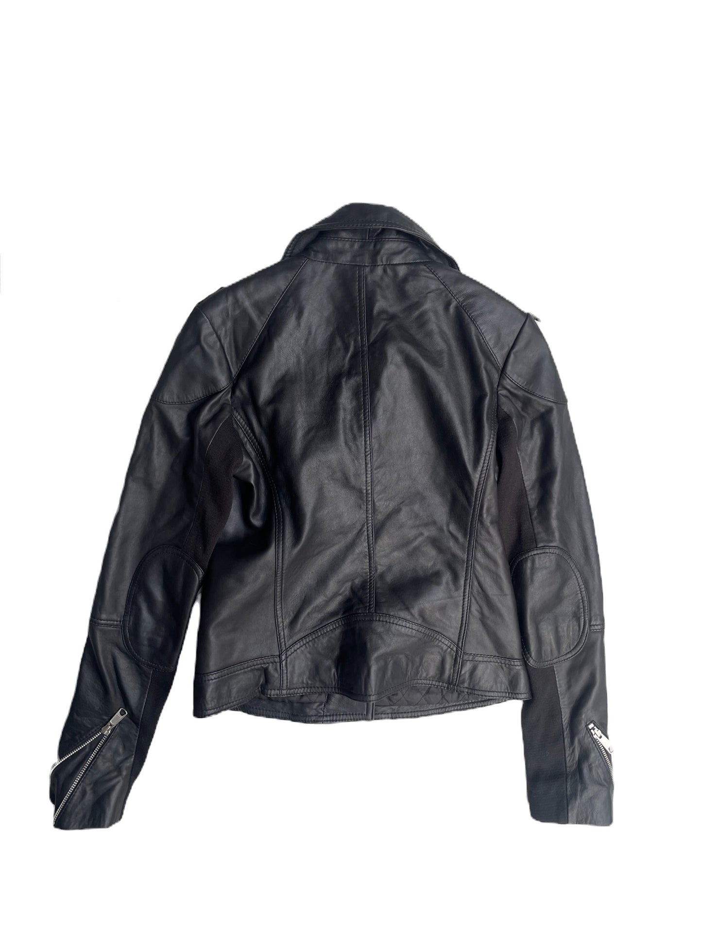 Whistles Leather Jacket UK 8 image 1