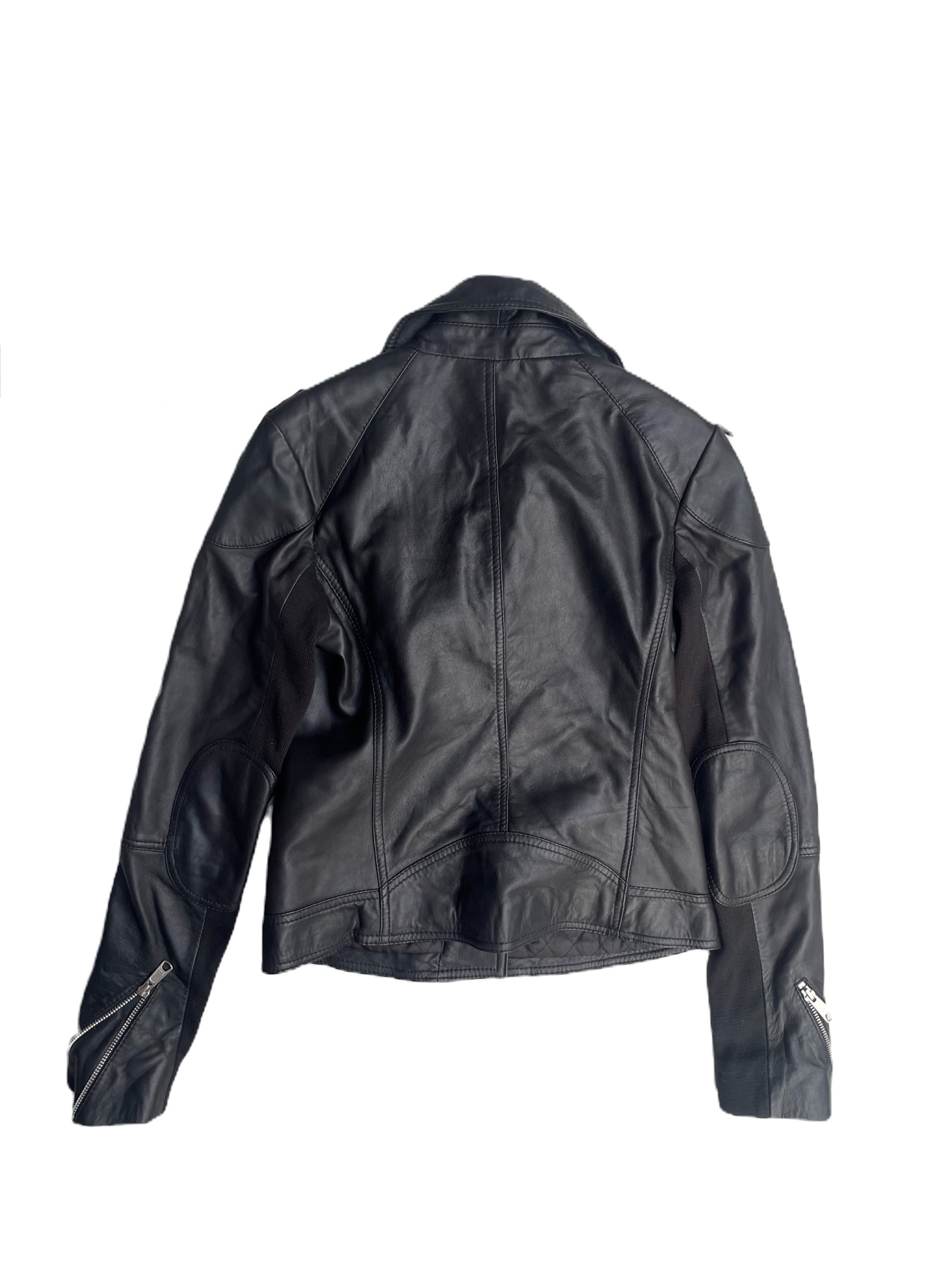 Whistles Leather Jacket UK 8 image 1