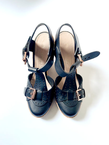 Mulberry Wedged Heels UK 5 image 0