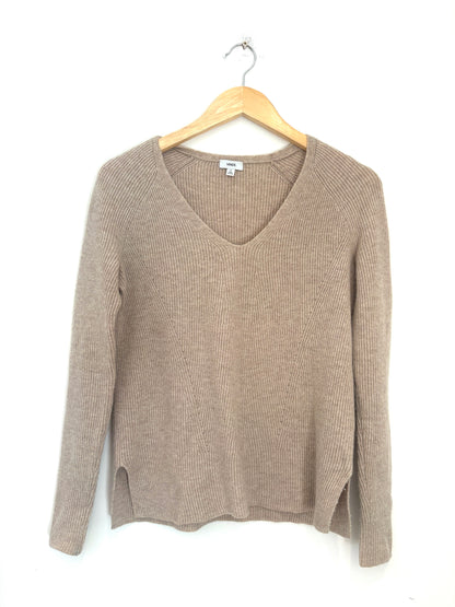 Vince Beige Wool & Cashmere Jumper XS