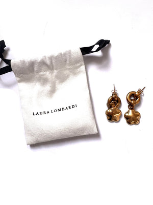 Laura Lombardi Gold Fiorellla Earrings