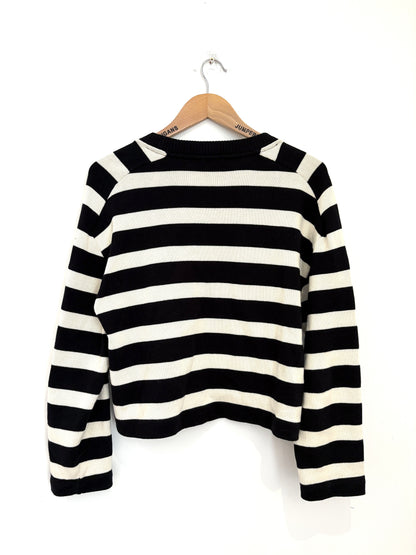 Massimo Dutti Striped Cotton Jumper S