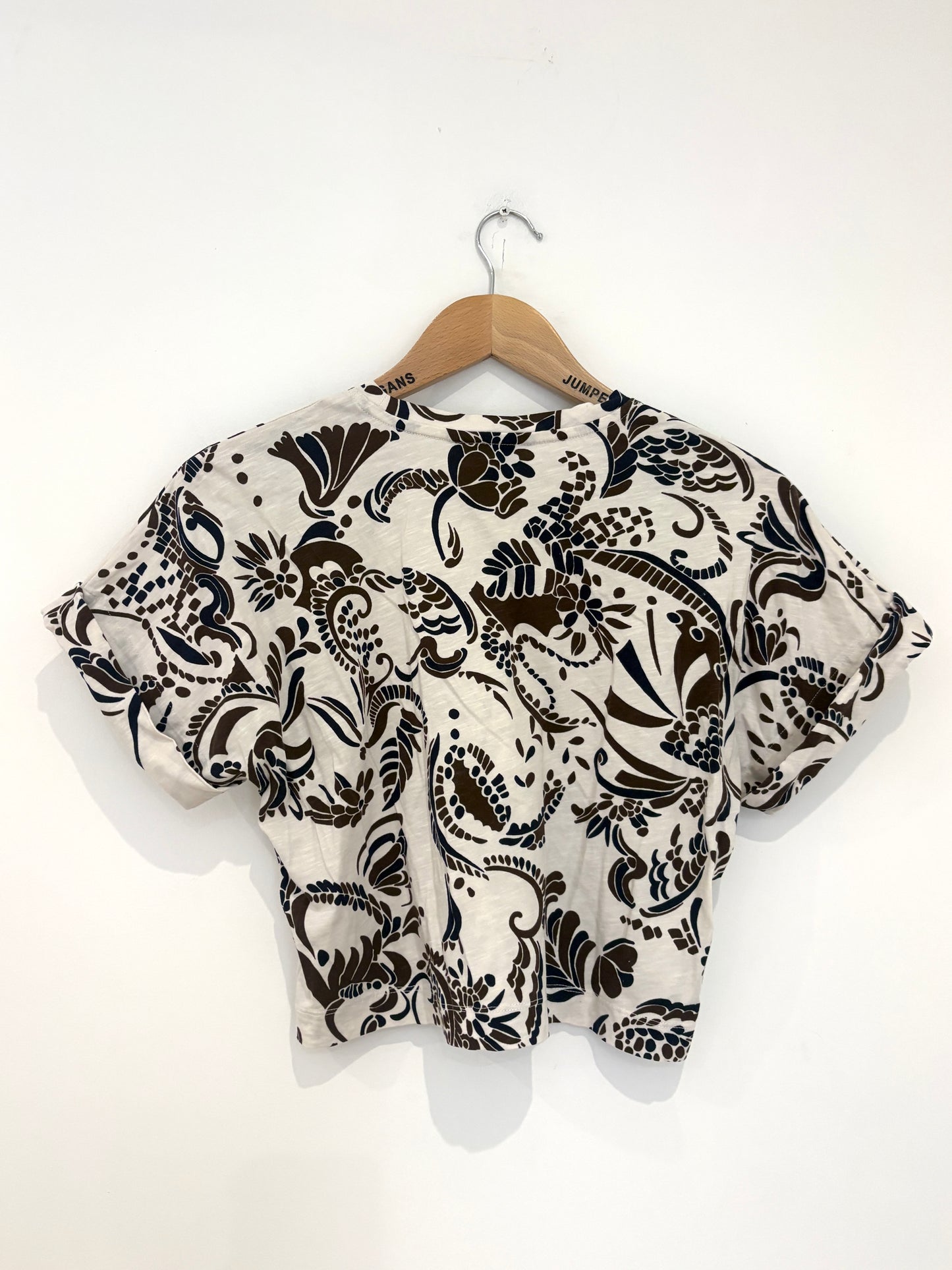 Me+Em Cotton Paisley T-Shirt UK 6