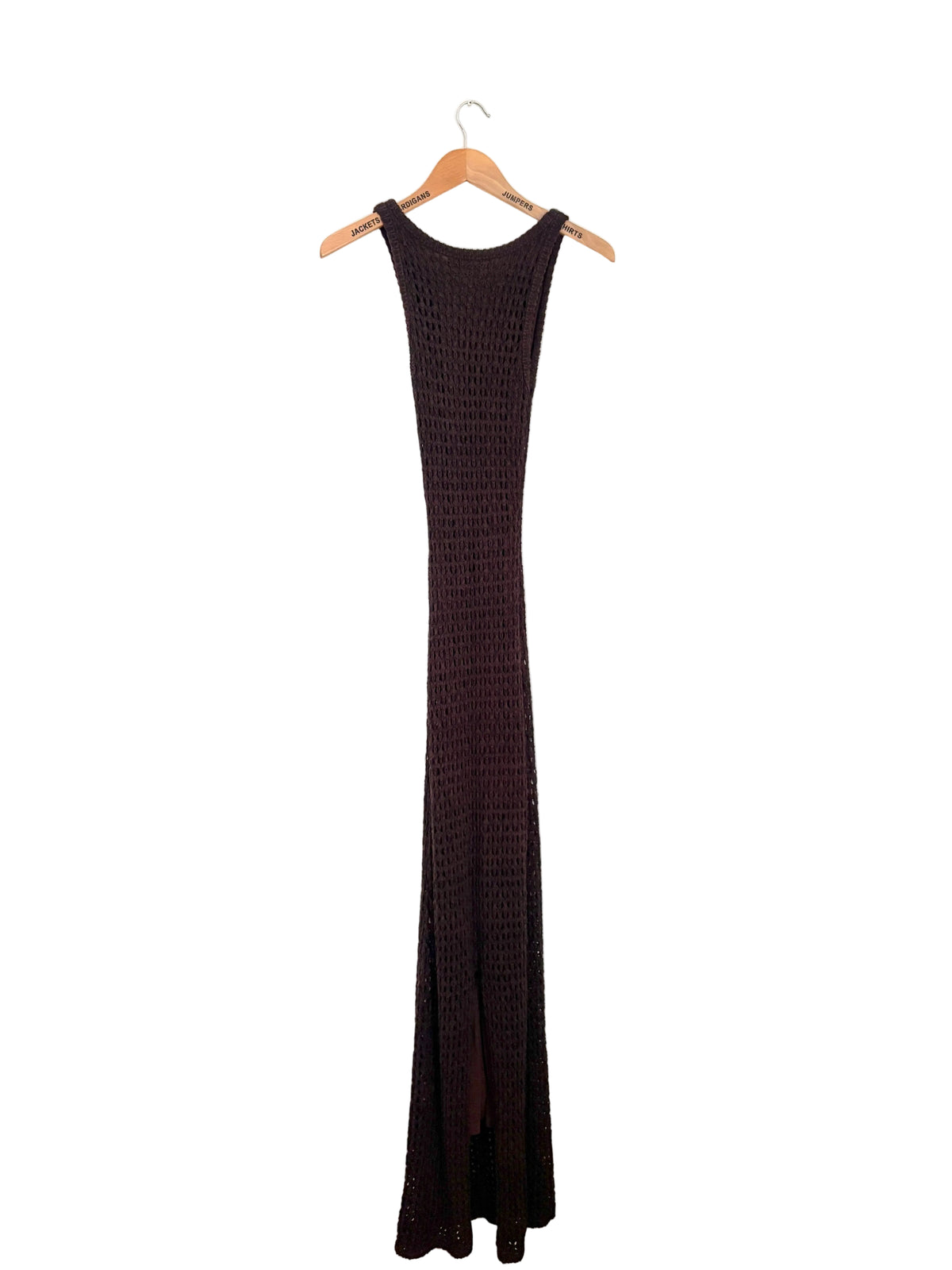 Diish Brown Crochet Dress XS