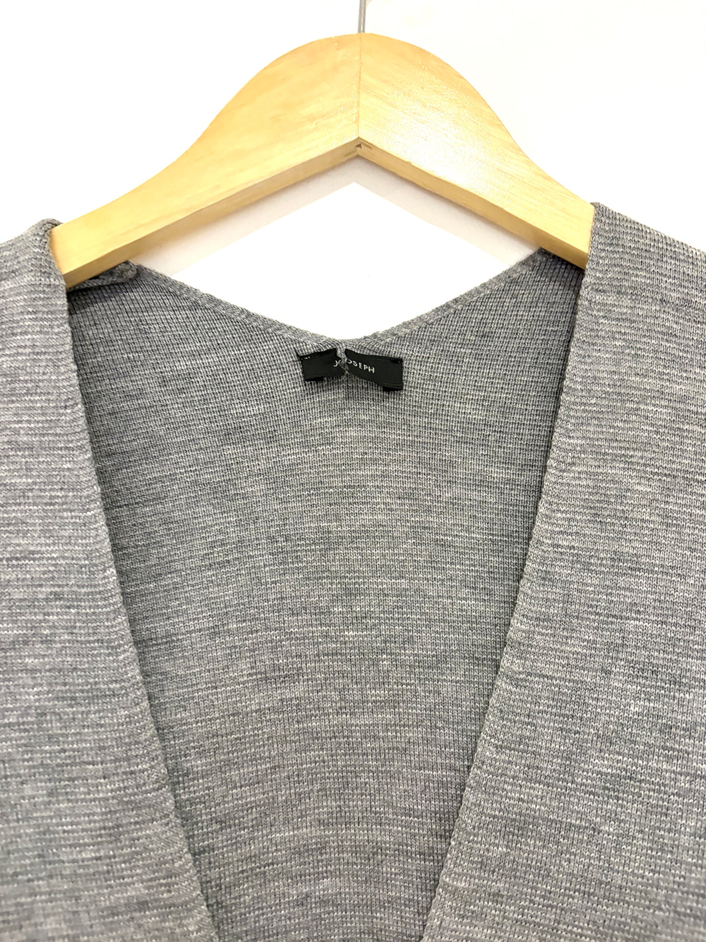 Joseph Merino Wool Grey Knitted Poncho M