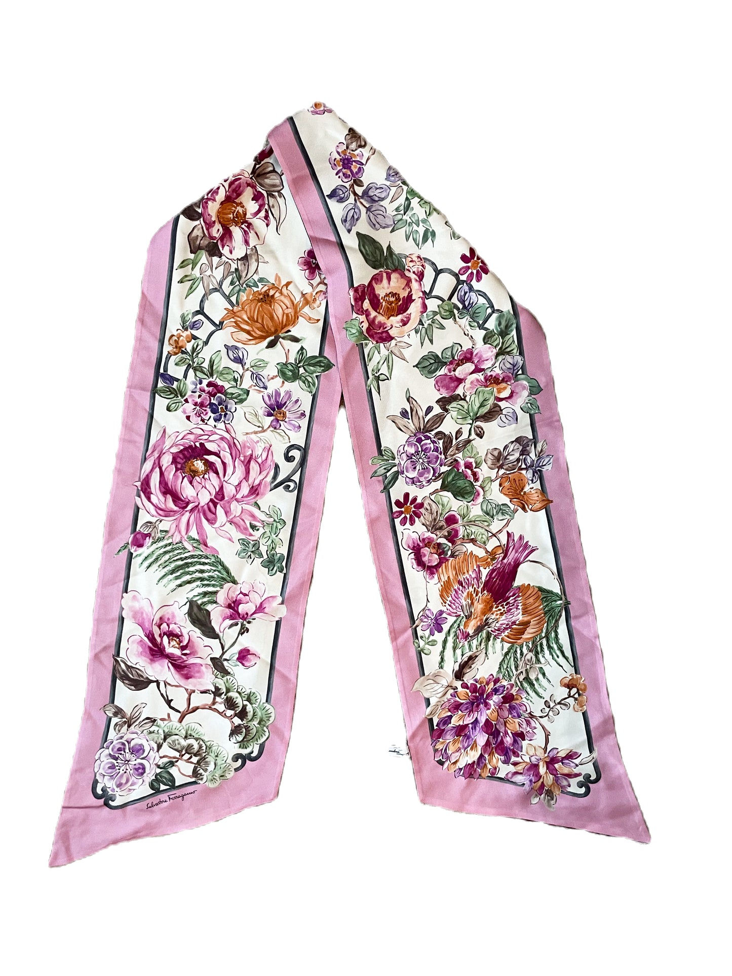 Salvatore Ferragamo Silk Twill Scarf image 0