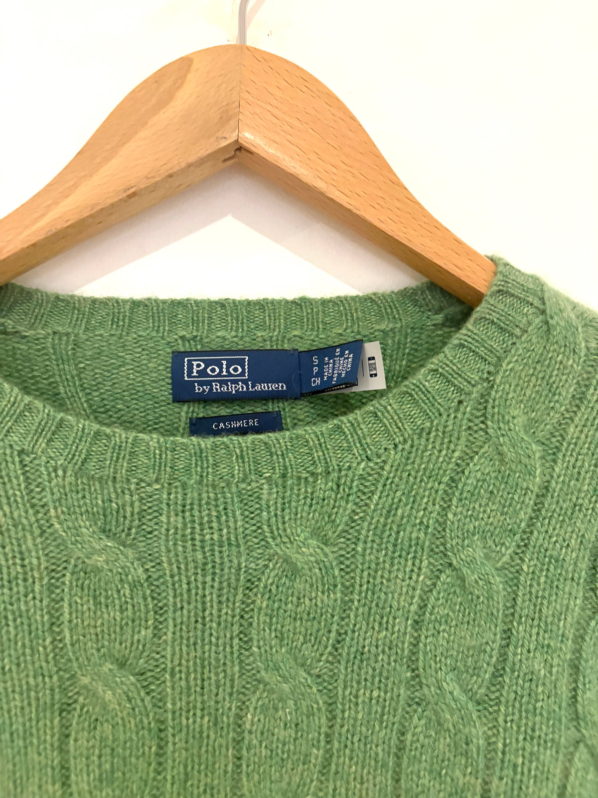 Polo by Ralph Lauren Green Cashmere Jumper S