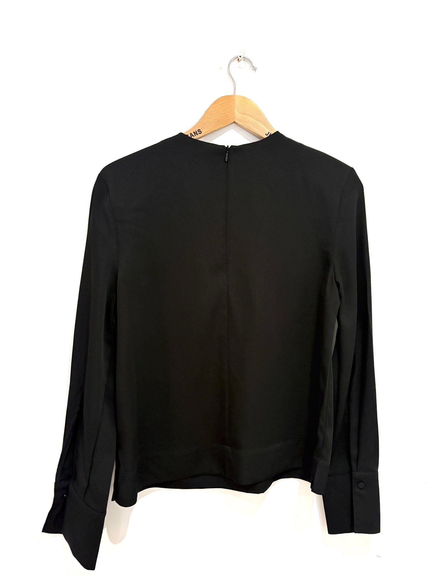 H&M Silky Padded Black Blouse XS