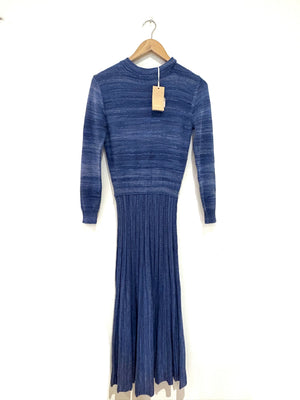 New With Tags Sessun Blue Knit Dress S