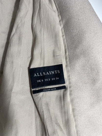 New With Tags All Saints City Monument Coat UK 6 image 2