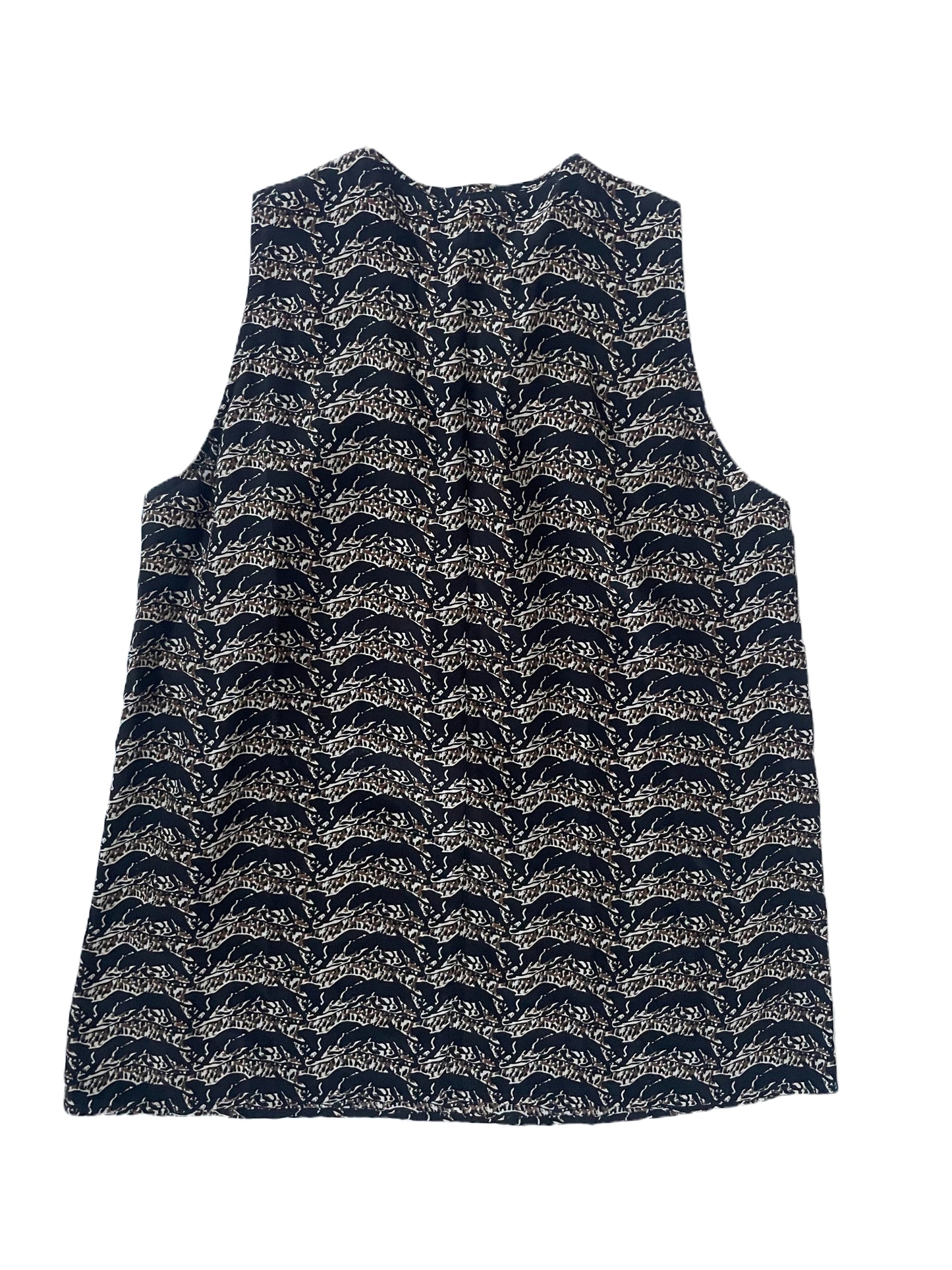 The Kooples Silk Print Jaguar Blouse S image 2