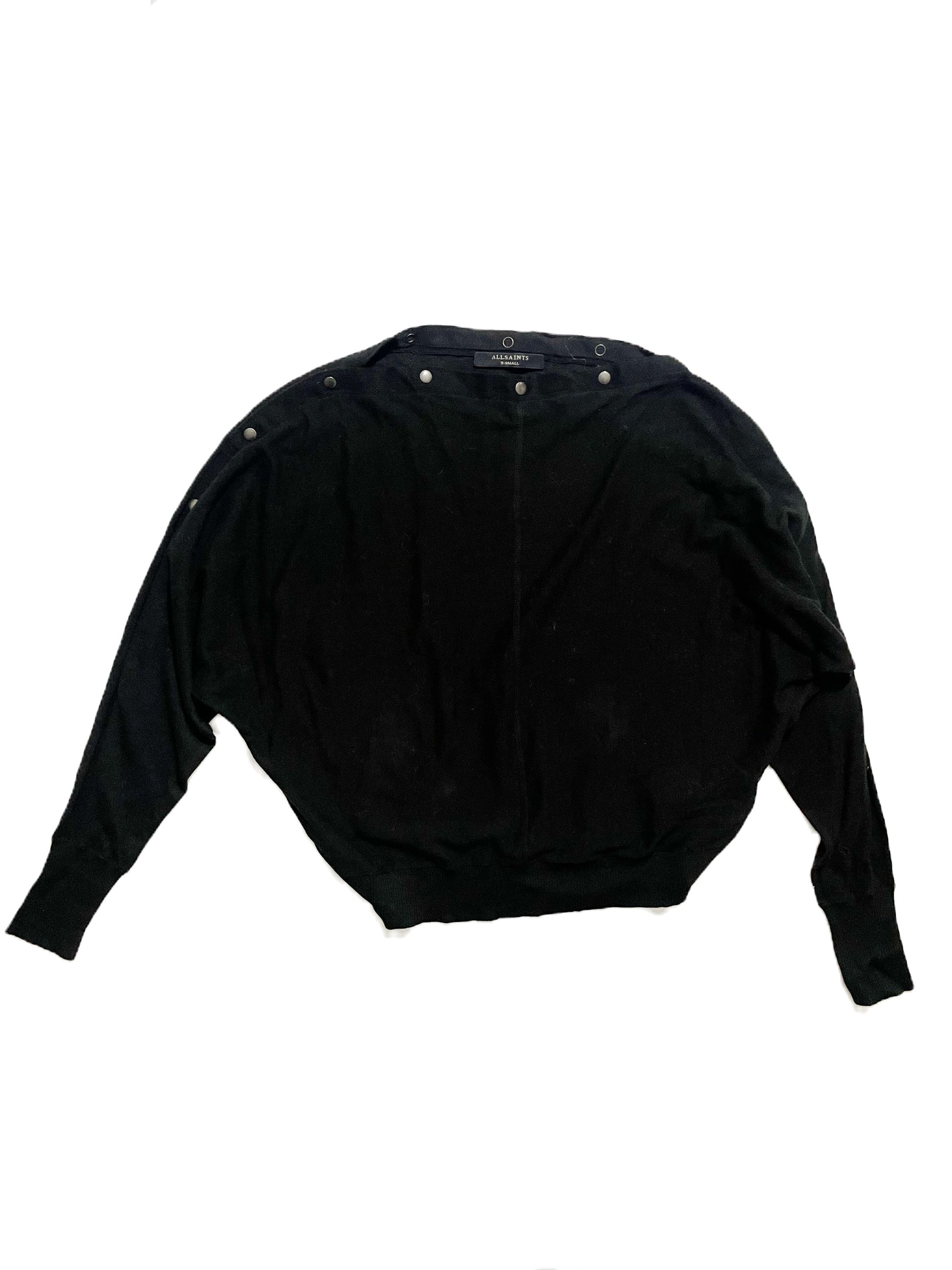 All Saints Cowl Neck Top UK 8 image 2