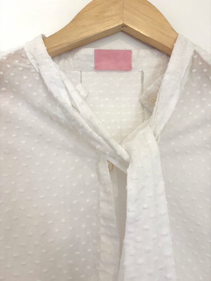 Giamba Paris White Textured Shirt XS