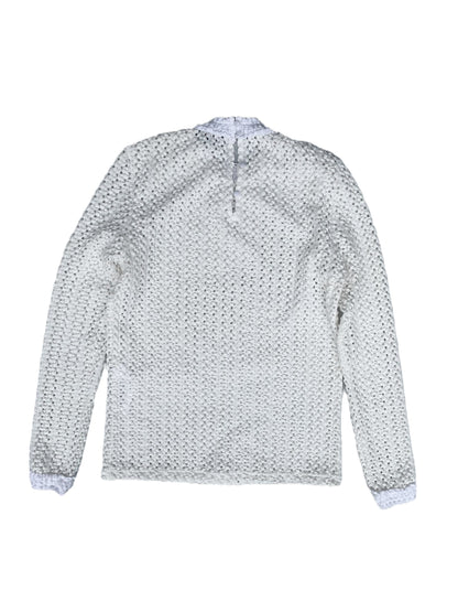 Maje Crochet White Top M image 2
