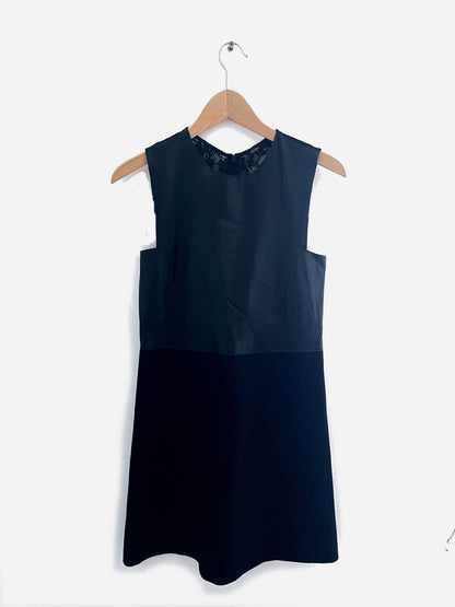 Maje Lamb Leather & Wool Dress UK 10 image 0