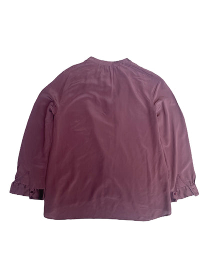 Eileen Fisher Purple Silk Shirt XS image 1