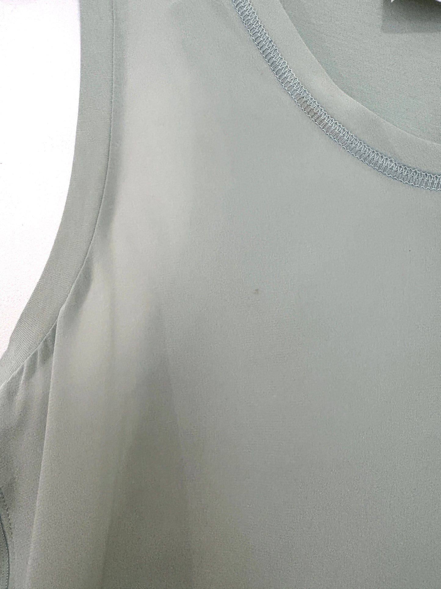 Marella Green Cotton Shirt & Camisole UK 8