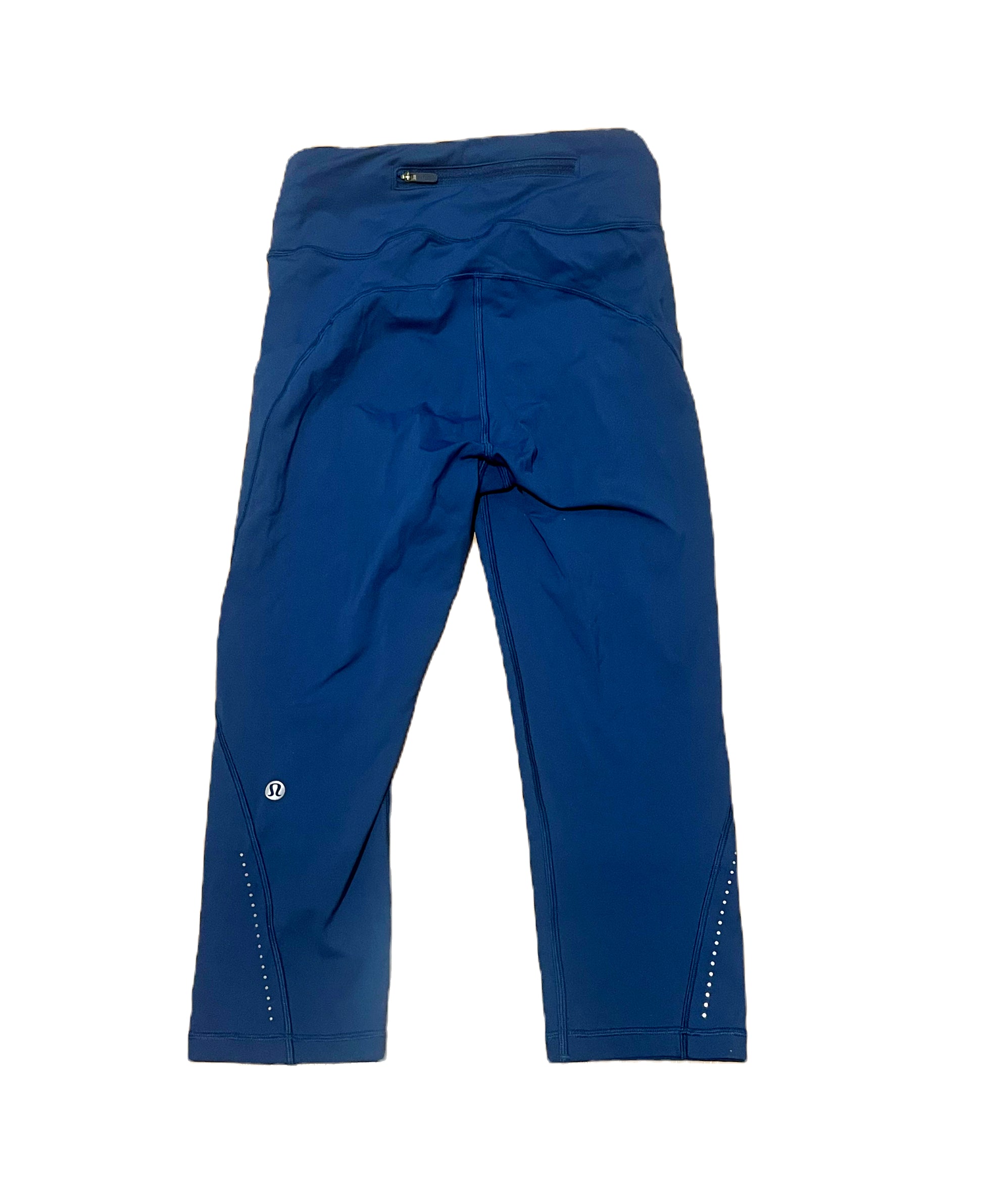 Lululemon Cropped Teal Leggings UK 8 image 1