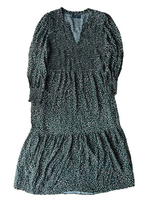 Wyse Polka Dot Midi Dress L