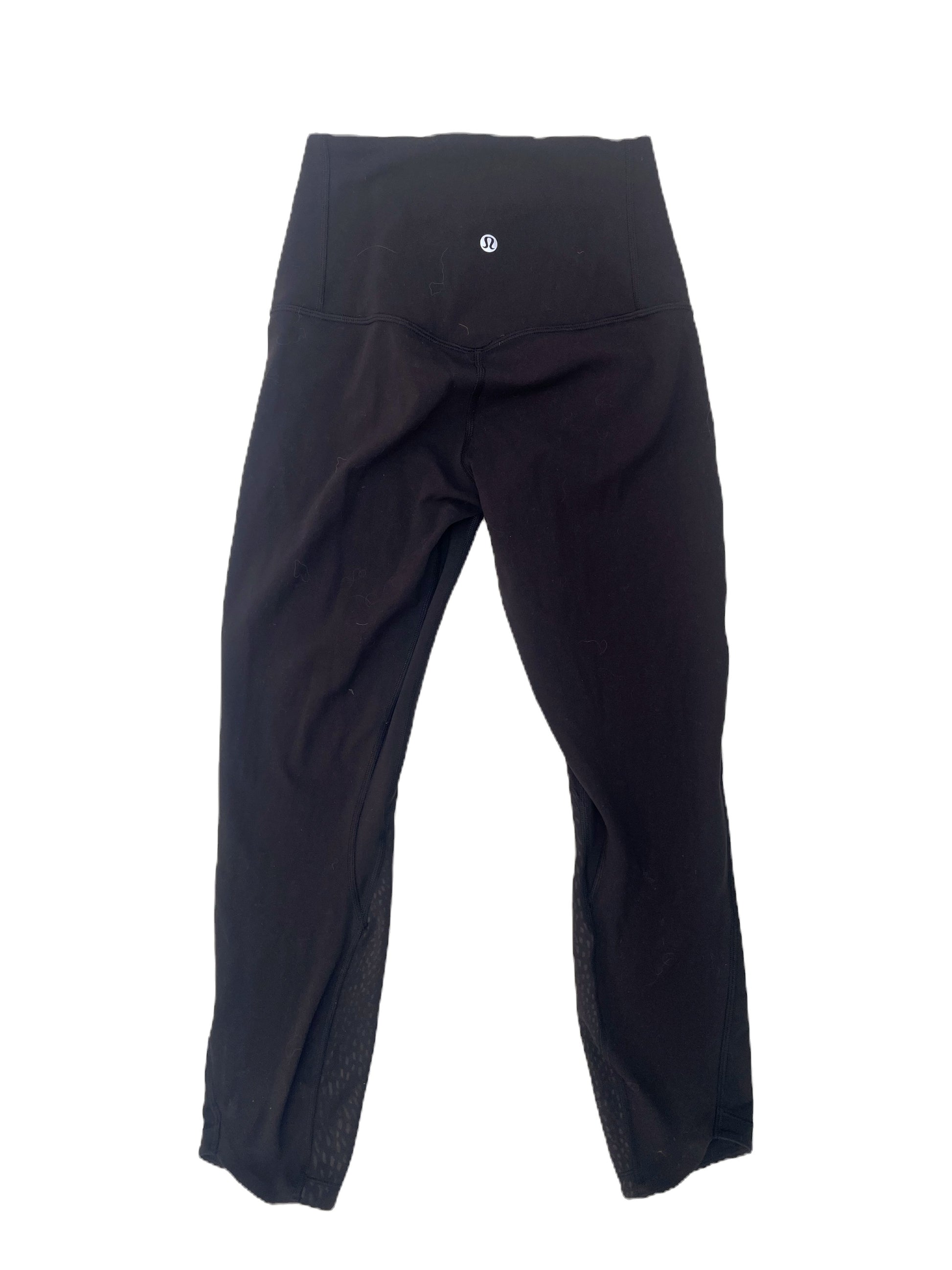 Lululemon 7/8 Black Leggings UK 8 image 1