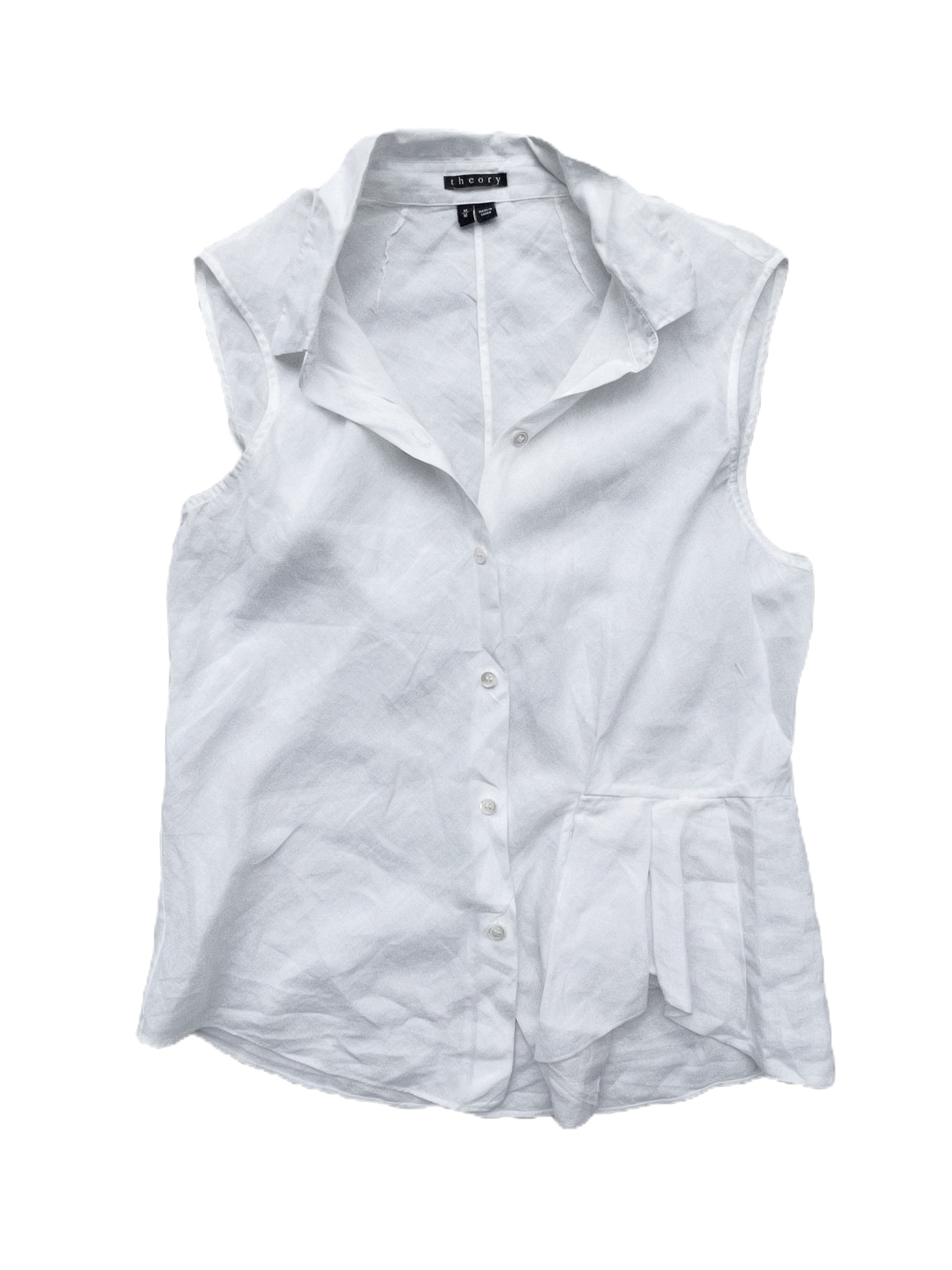 Theory White Blouse M image 0