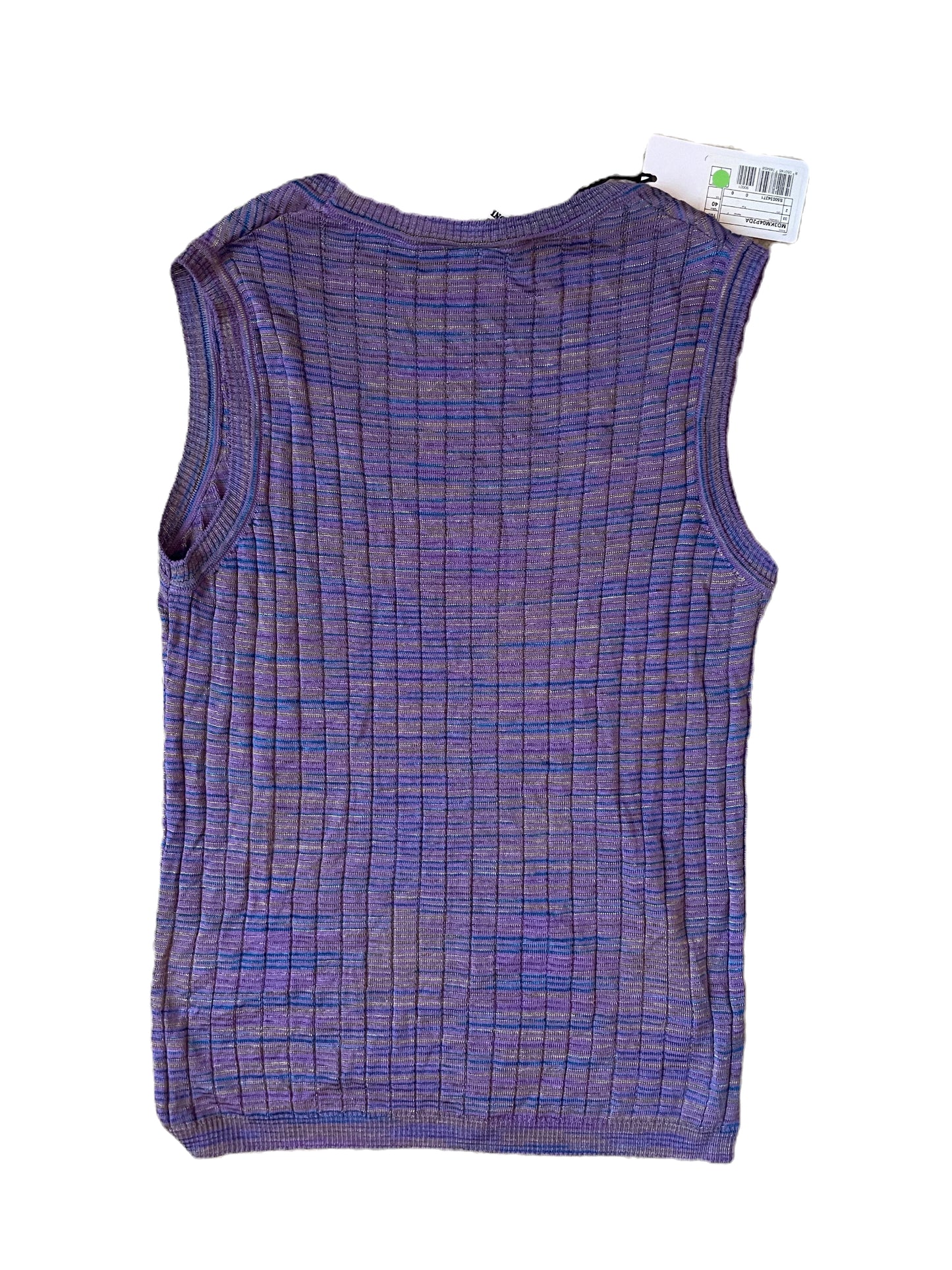New With Tags M Missoni Purple Top UK 8 image 1