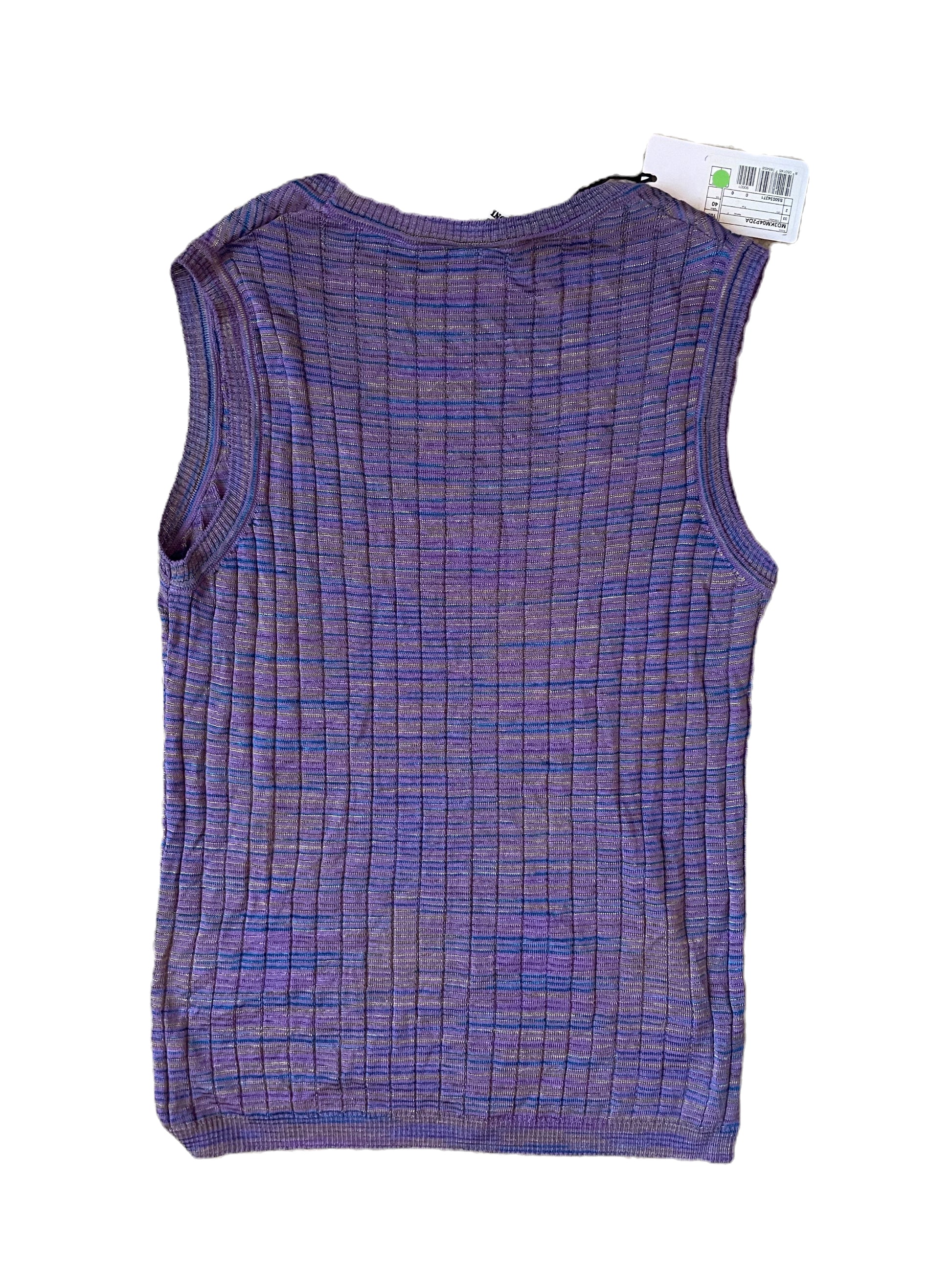 New With Tags M Missoni Purple Top UK 8 image 1
