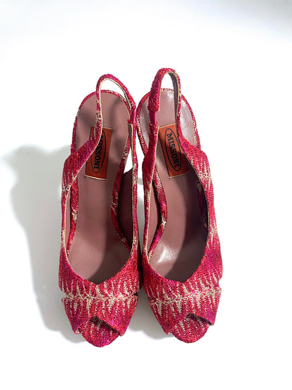 Missoni Red Sandals UK 5 image 1